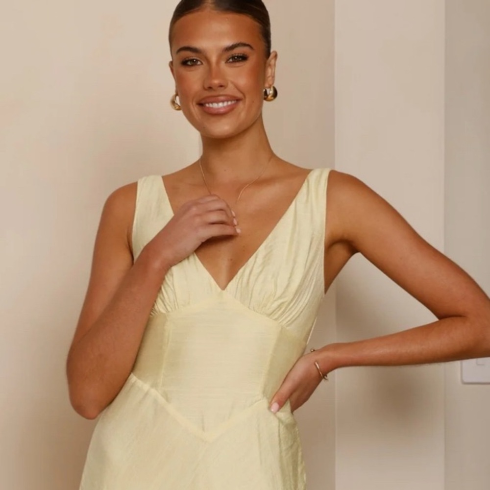 Brand New Yellow Maxi Dress
